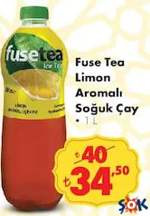 FUSE TEA LİMON AROMALI SOĞUK ÇAY 1 L